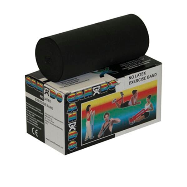 Image for CanDo No-Latex X-Heavy Resistance Band, 6 Yards, Black from School Specialty